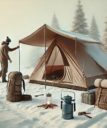 Camping in Heavy Snow Conditions