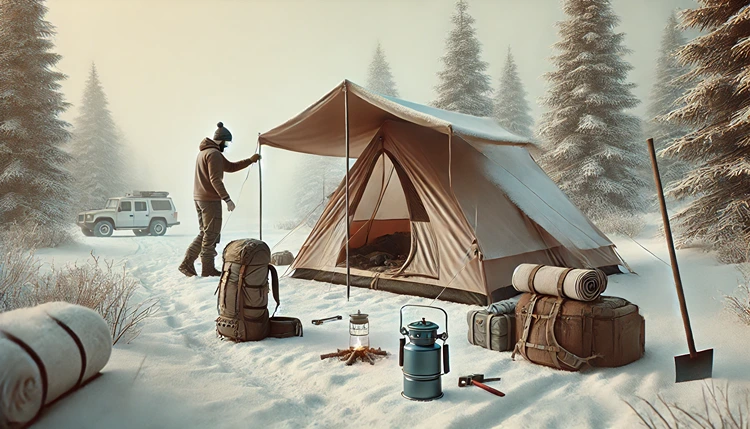 Camping in Heavy Snow Conditions