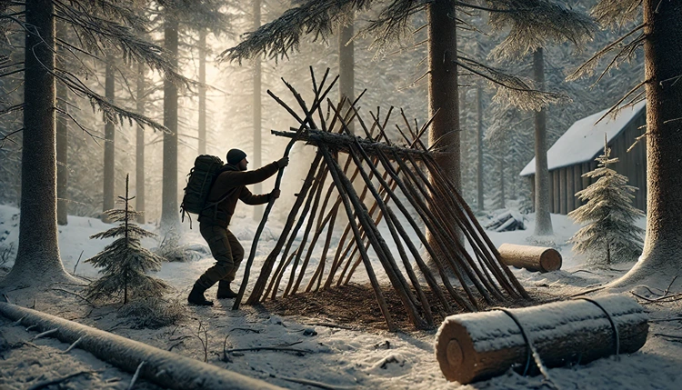 Shelter Building Techniques for Cold Weather Survival